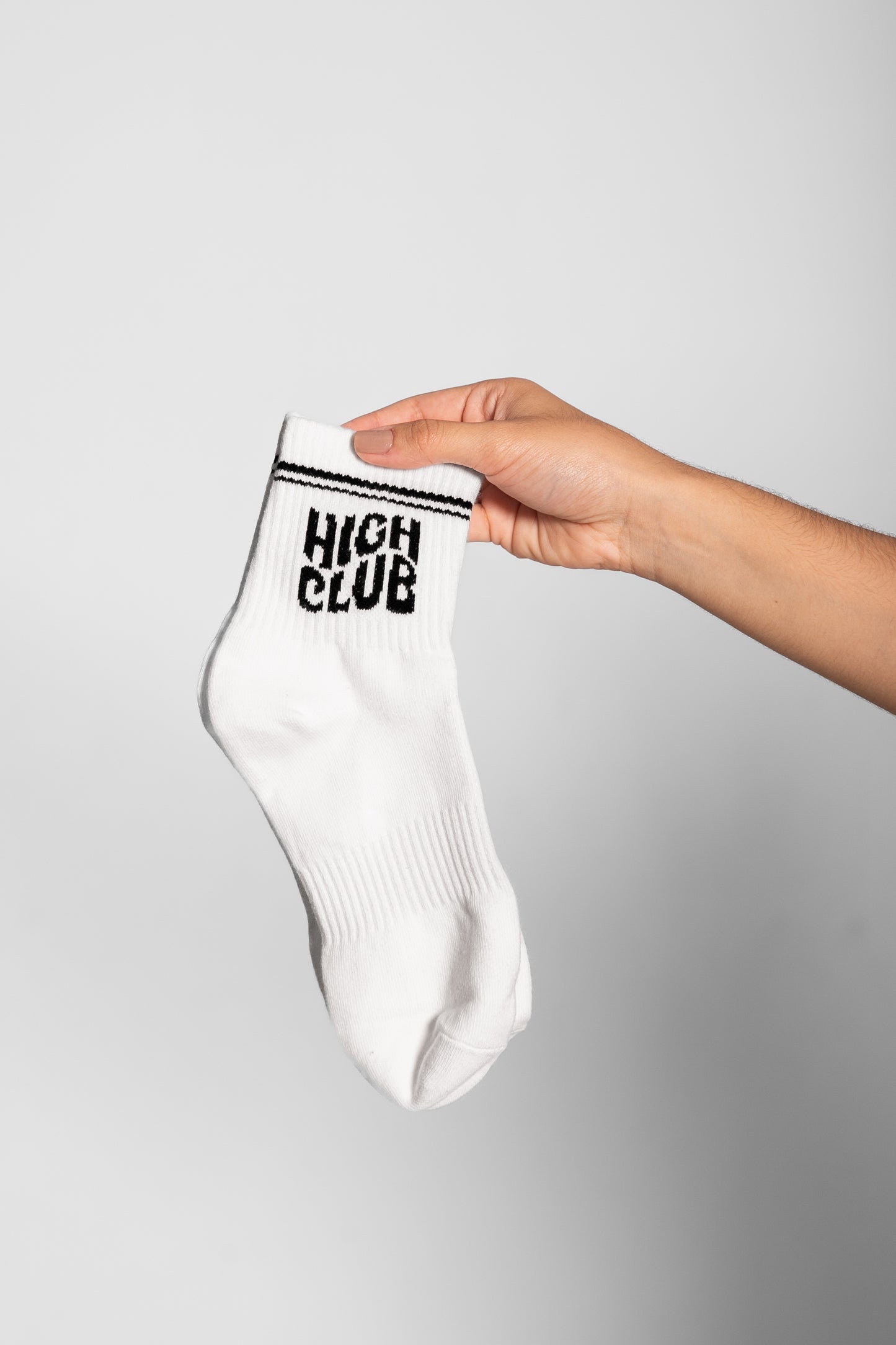CALCETINES DE LA SUERTE DE TIRO MEDIO / BLANCOS