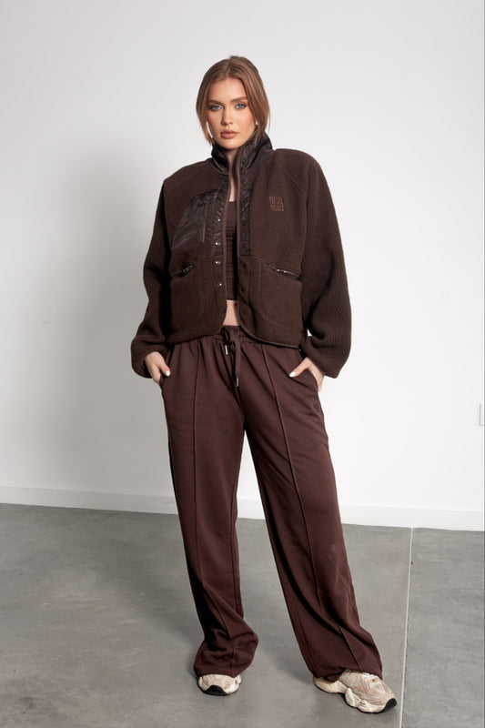 LA CHAQUETA SHERPA / ESPRESSO