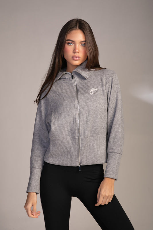 THE CHELLEY SWEATER - GREY