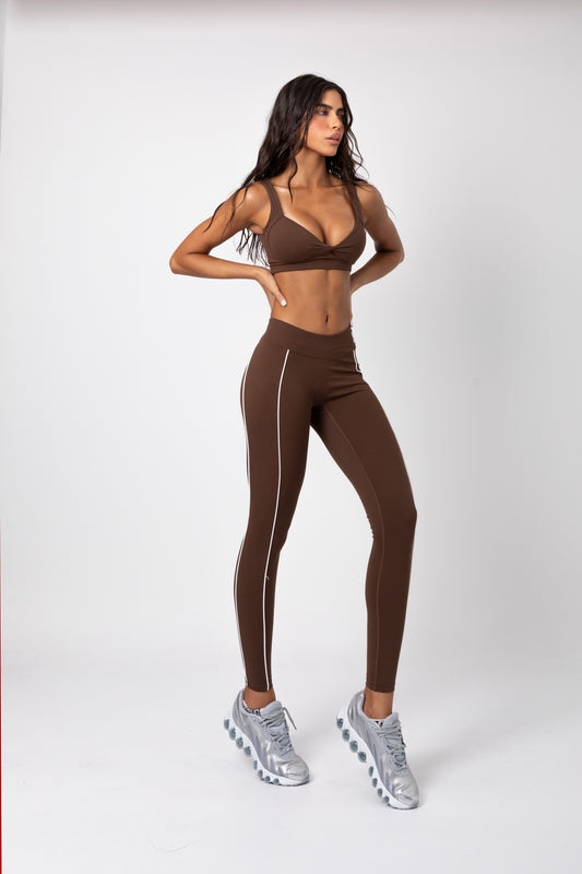THE ALICE LEGGING SET / ESPRESSO