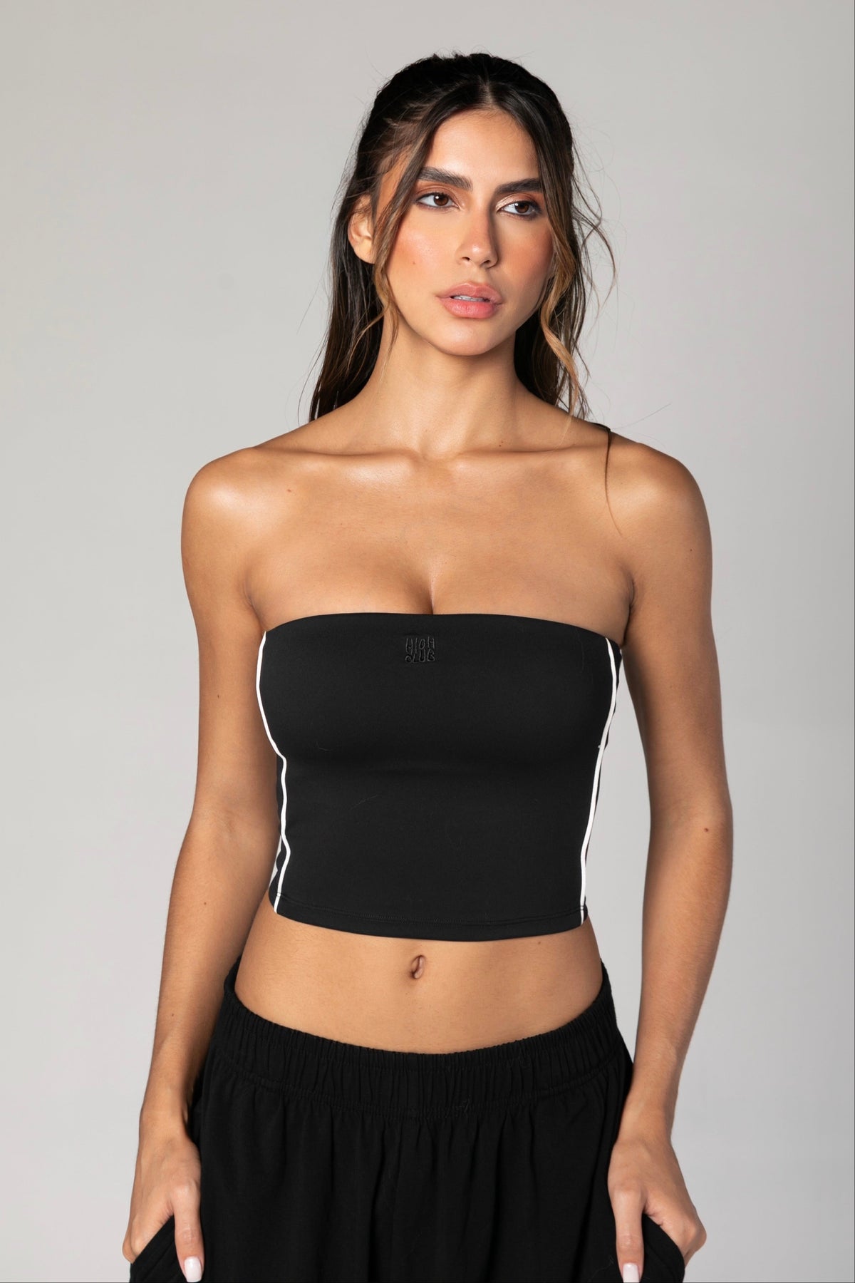 THE NINA TOP / BLACK