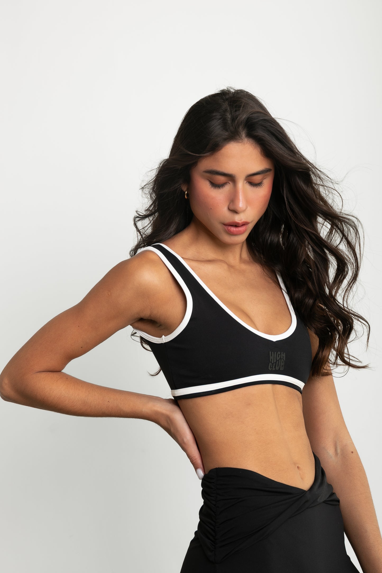 THE LUNA TOP / BLACK