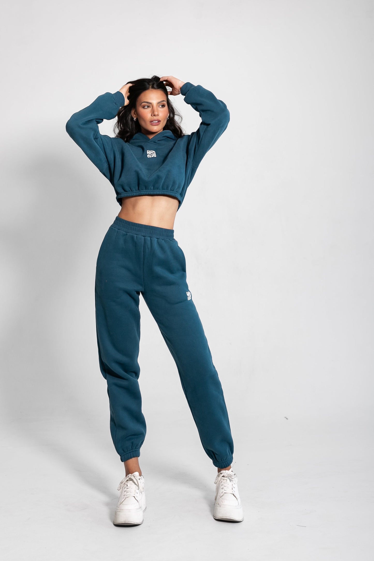 THE HOODED COMFY SET / BLUE