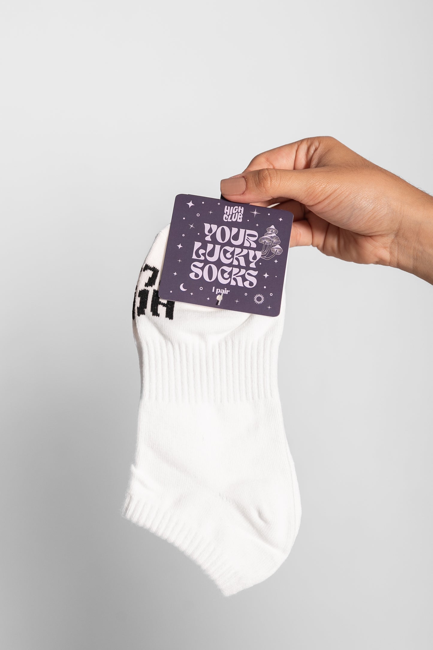 LUCKY SOCKS LOW RISE / WHITE