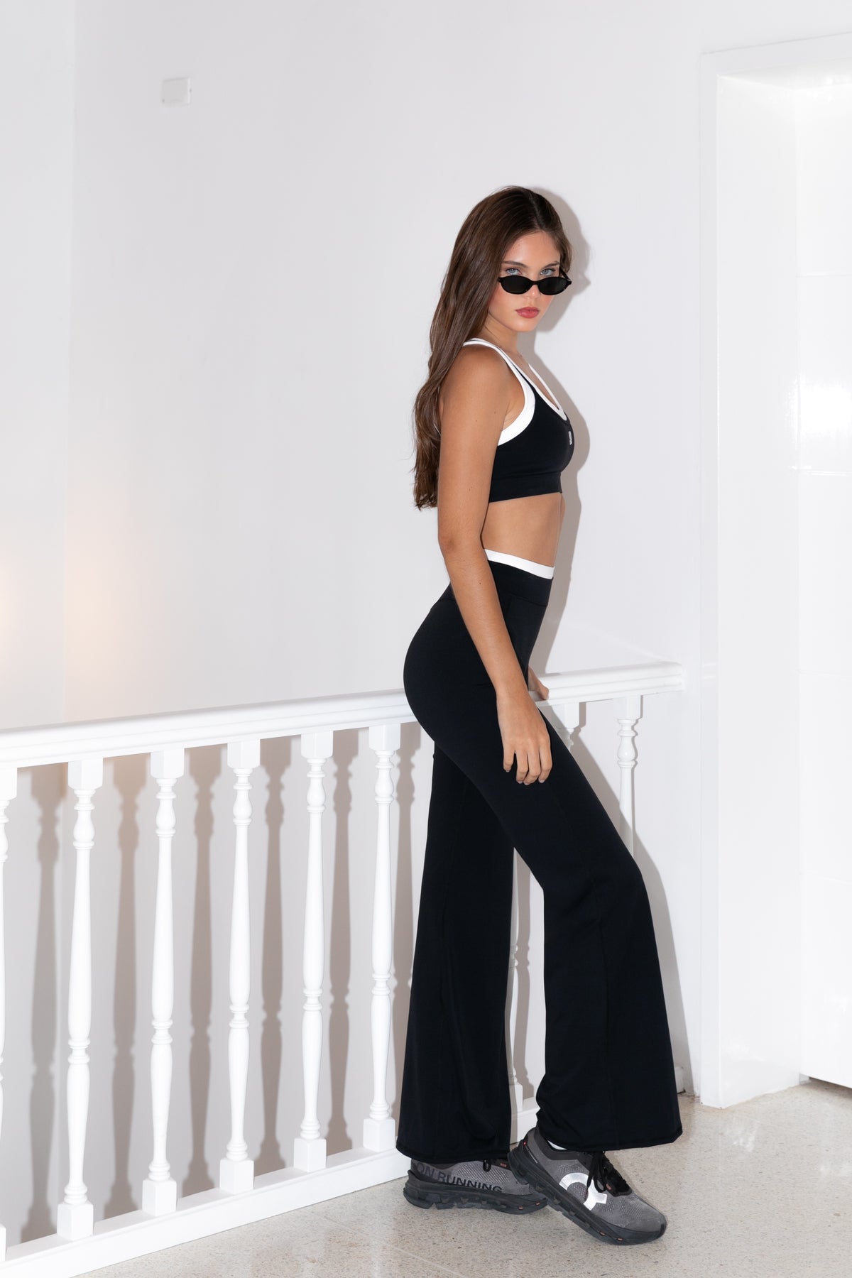 THE STACY FLARE SET / BLACK