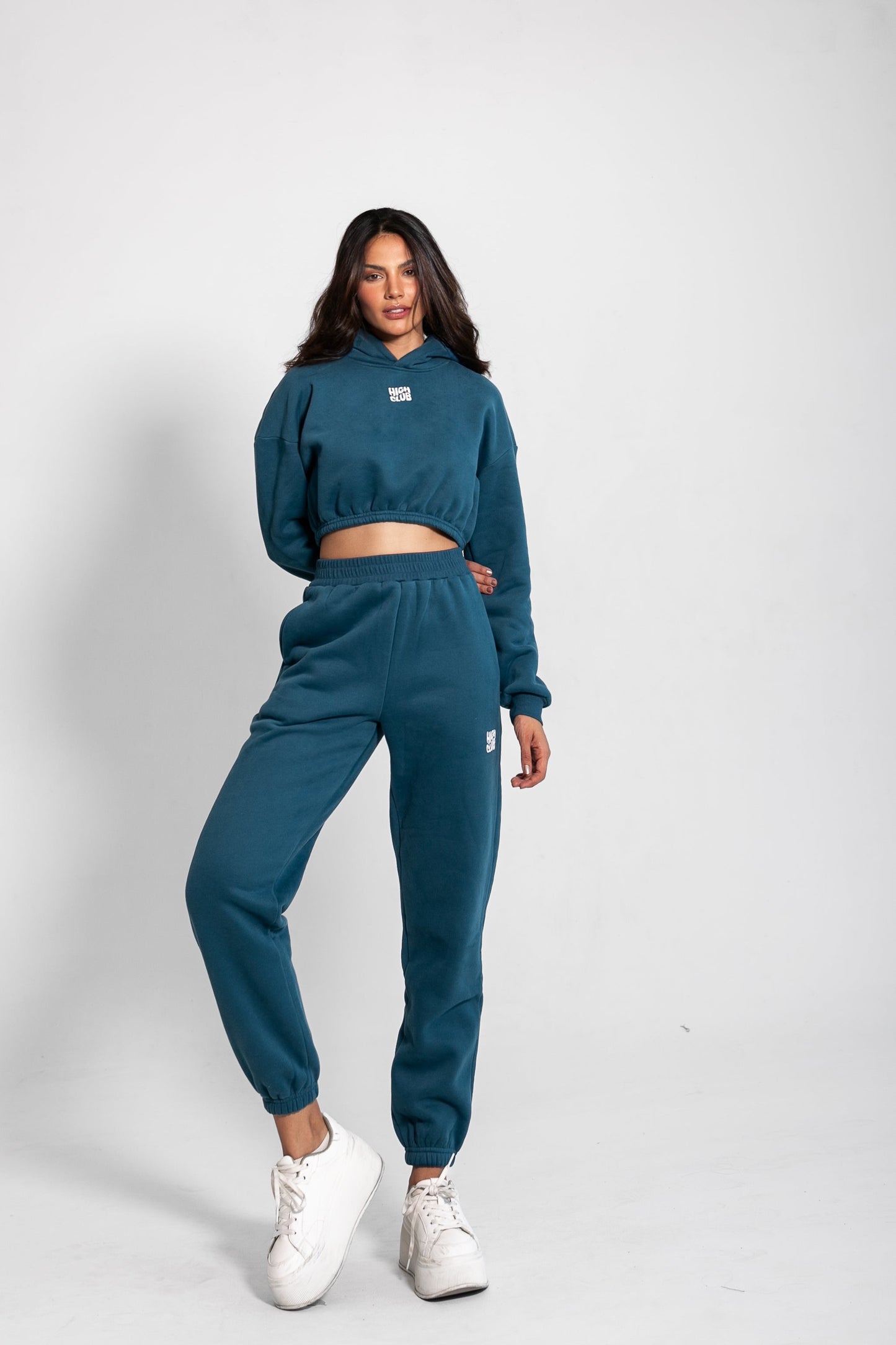 THE HOODED COMFY SET / BLUE