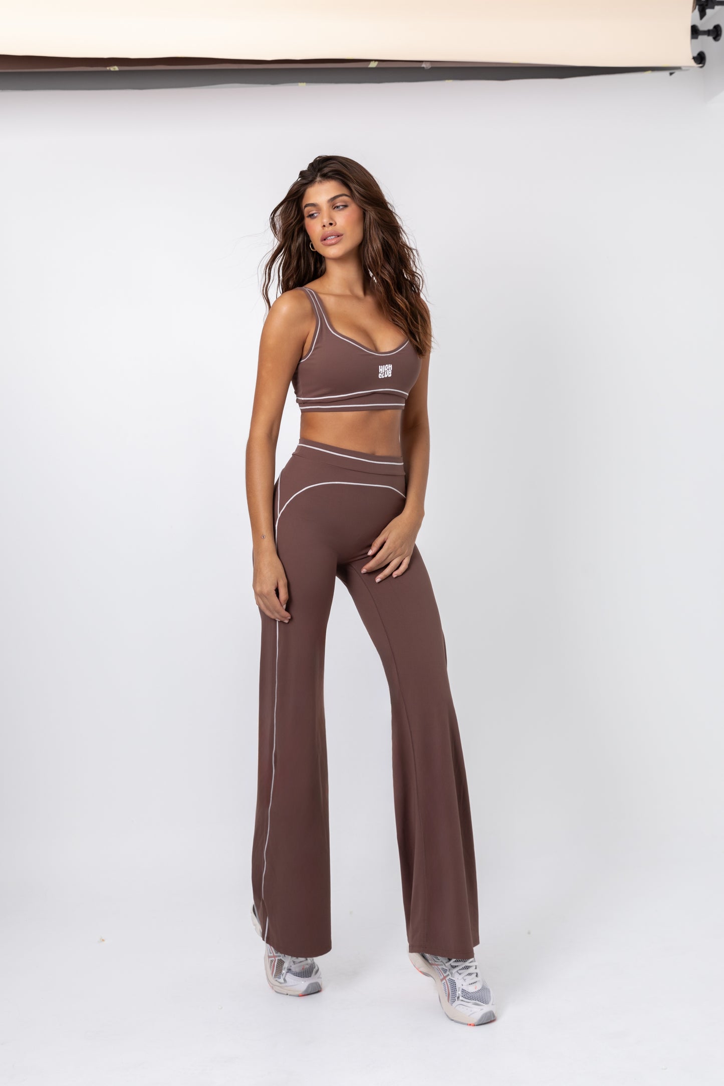 THE PRISCILLA WIDE LEG SET / ESPRESSO