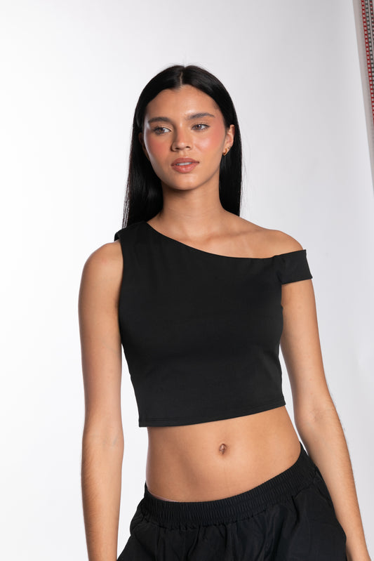 THE LISA TOP - BLACK