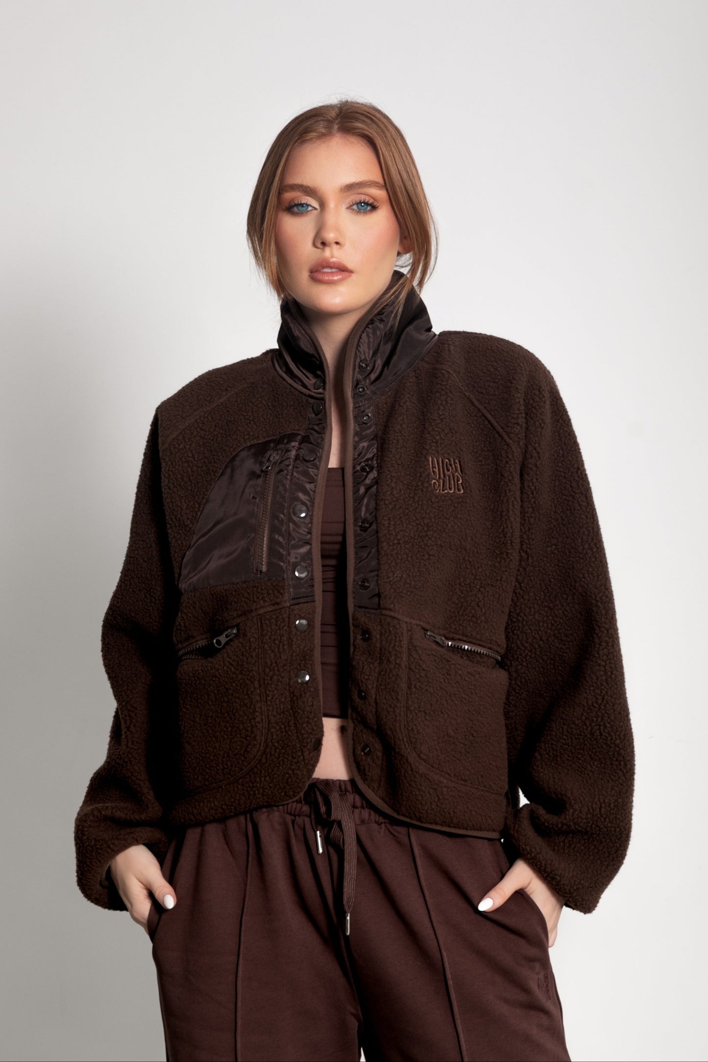 LA CHAQUETA SHERPA / ESPRESSO