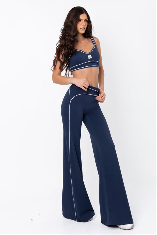 THE PRISCILLA WIDE LEG SET / NAVY BLUE