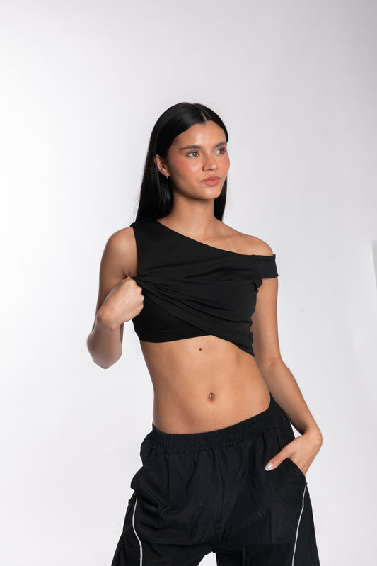 THE LISA TOP - BLACK
