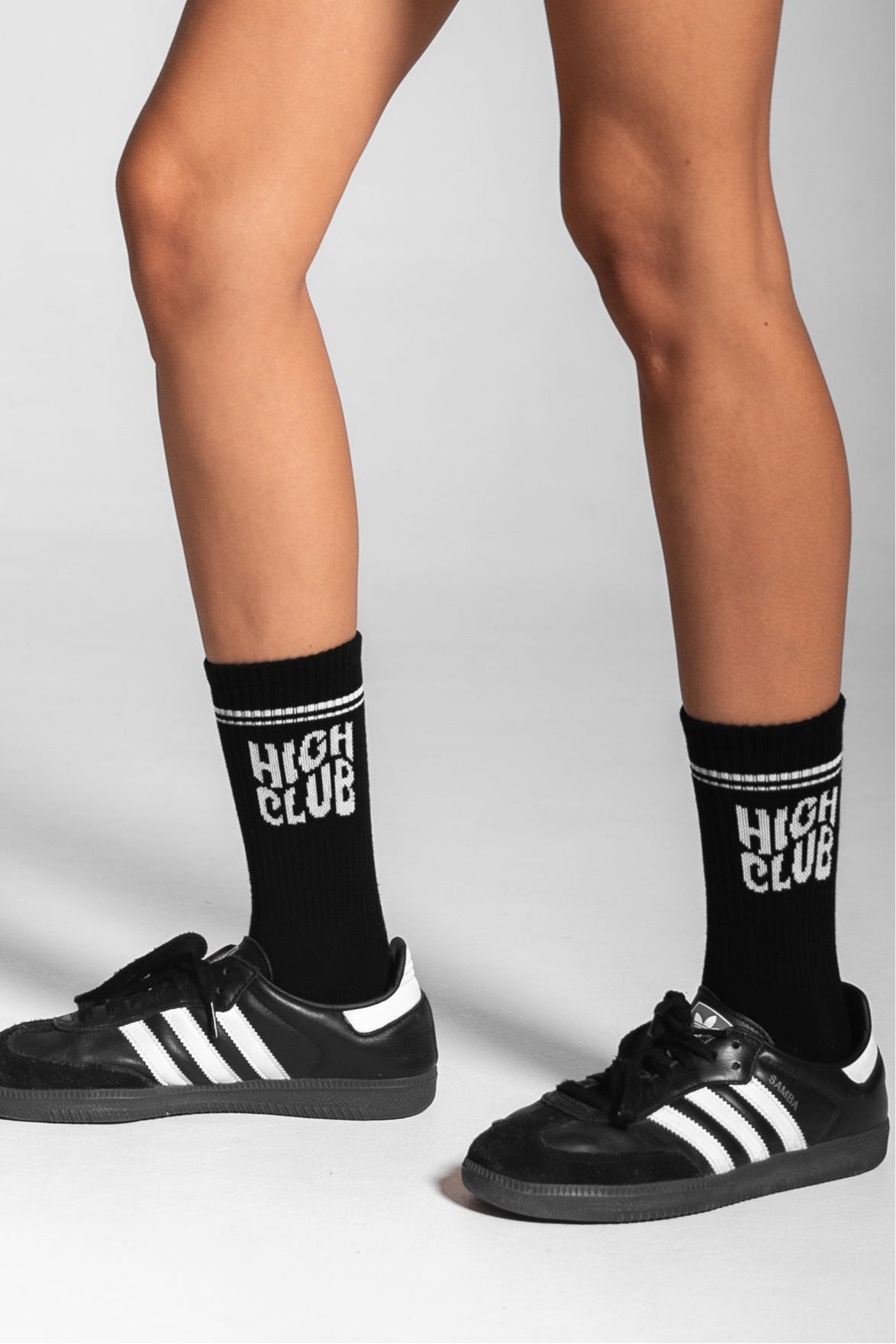 LUCKY SOCKS LONG RISE / BLACK