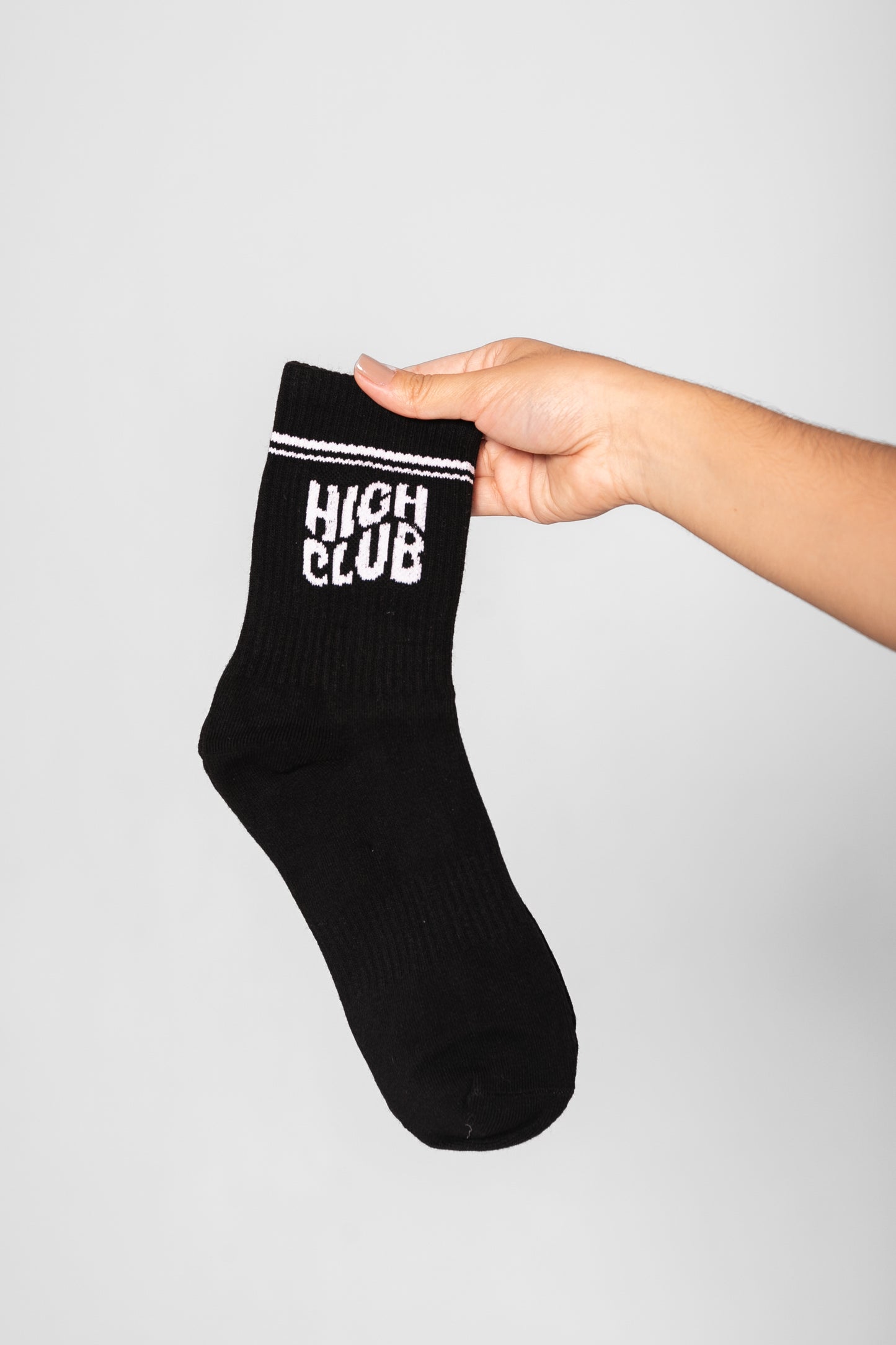 LUCKY SOCKS LONG RISE / BLACK