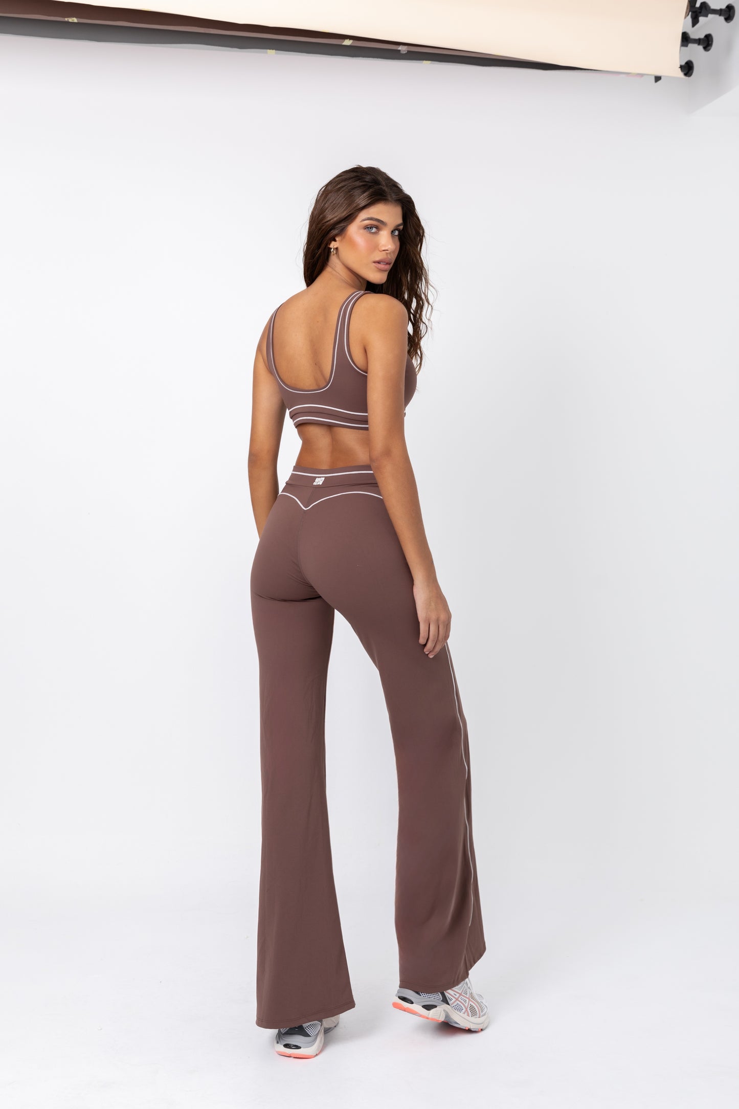 THE PRISCILLA WIDE LEG SET / ESPRESSO