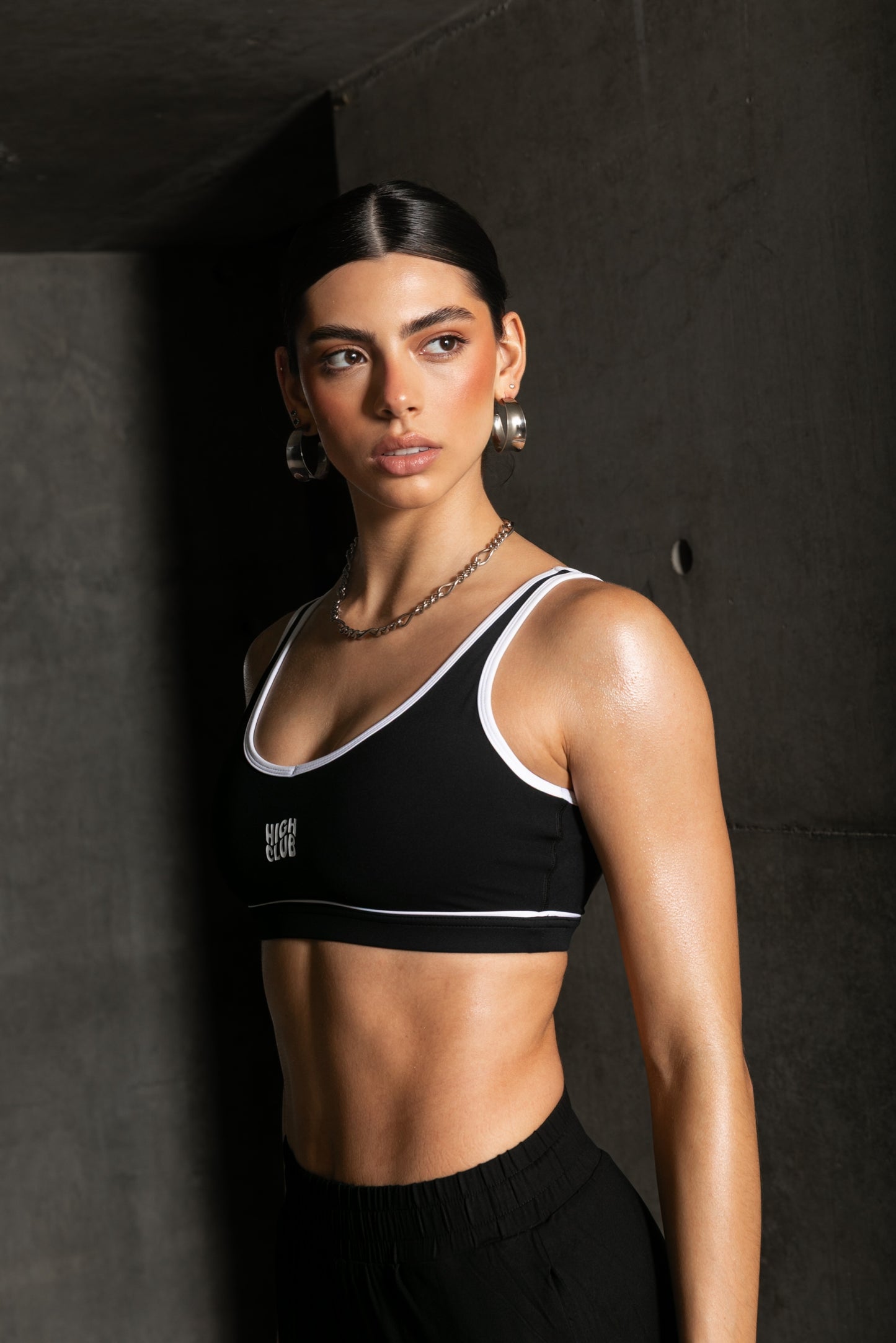 THE MARIA TOP - BLACK & WHITE