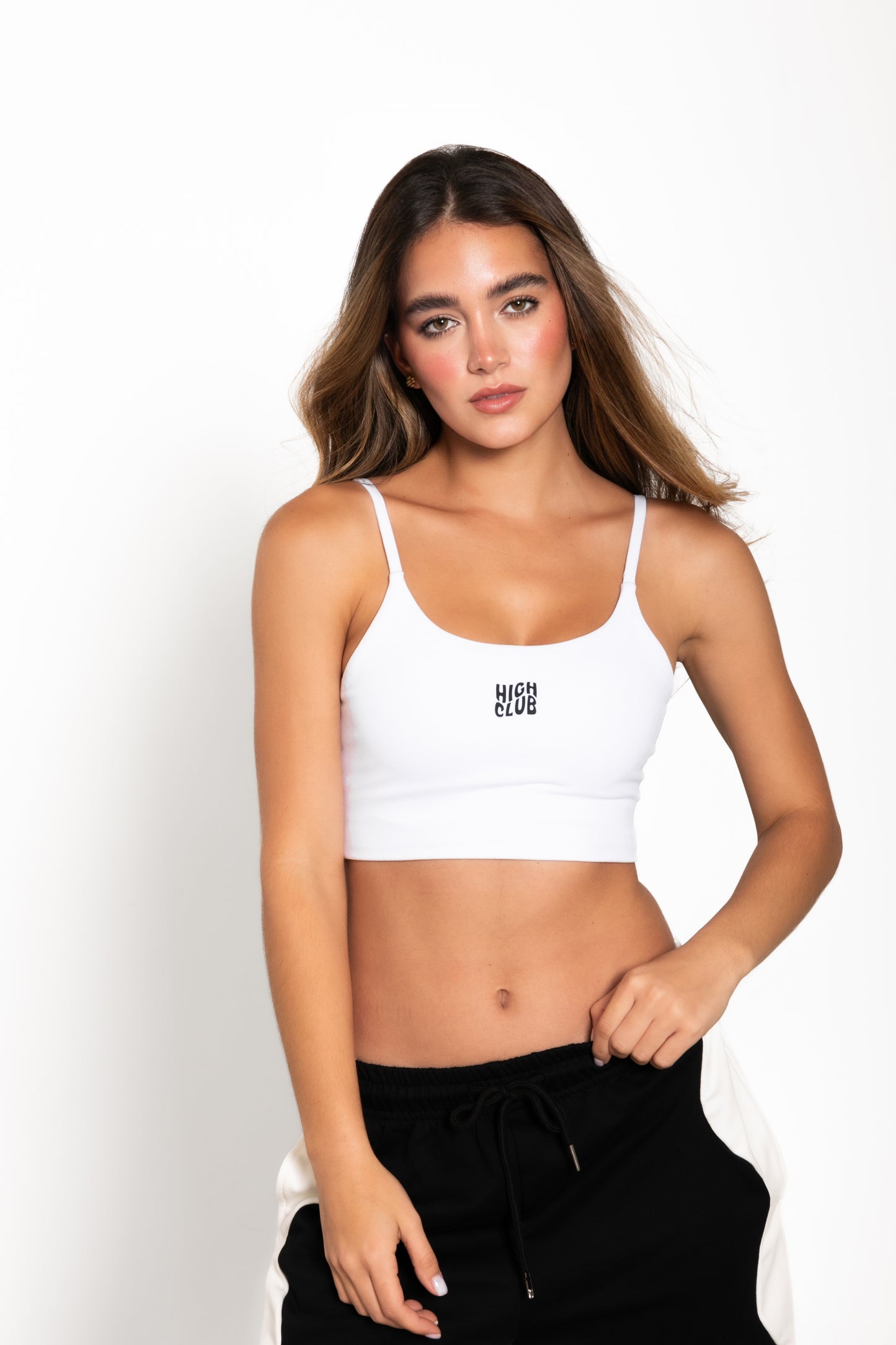 THE CROPPED CAMI / WHITE