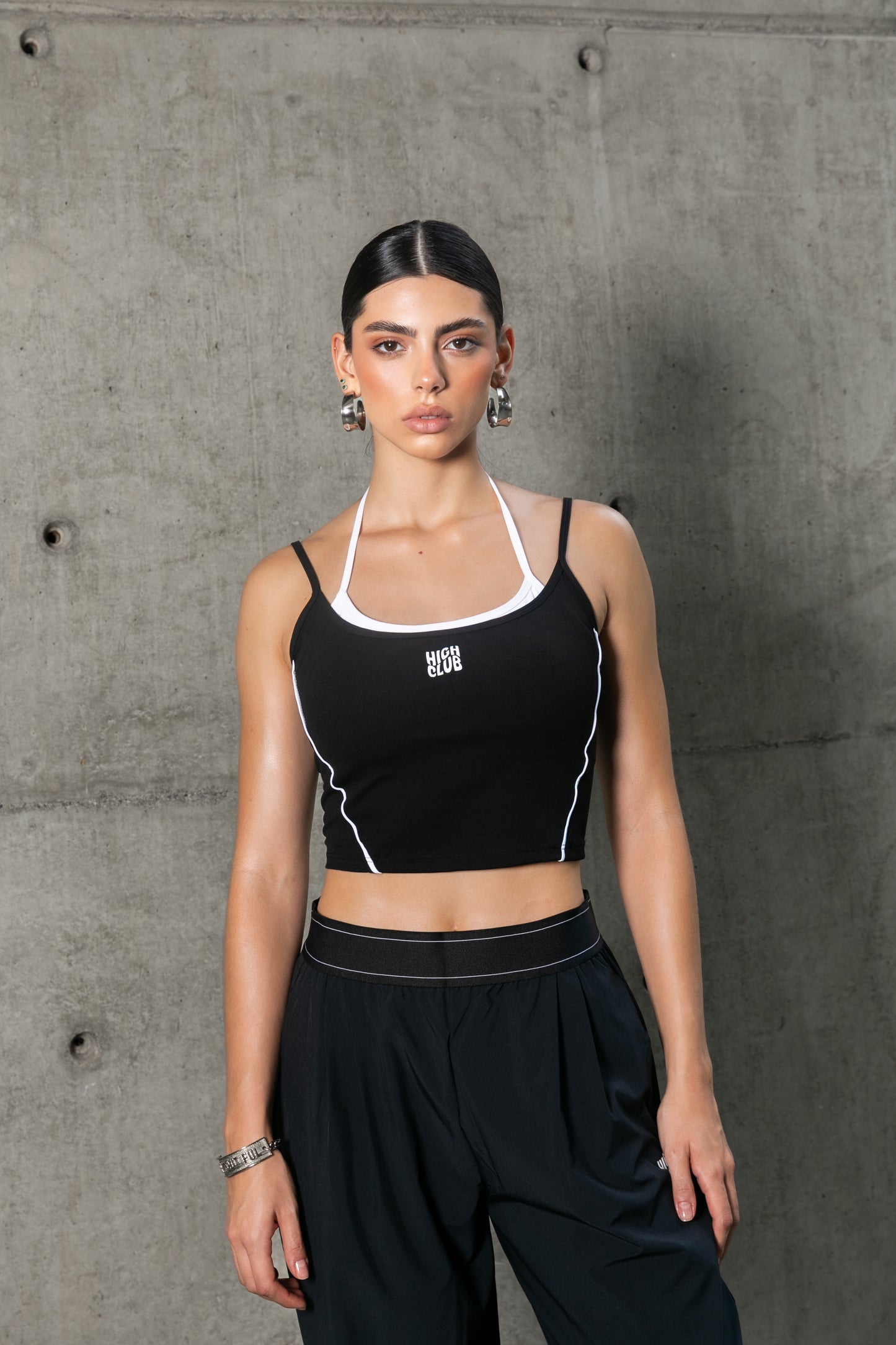 THE LAURA TOP - BLACK