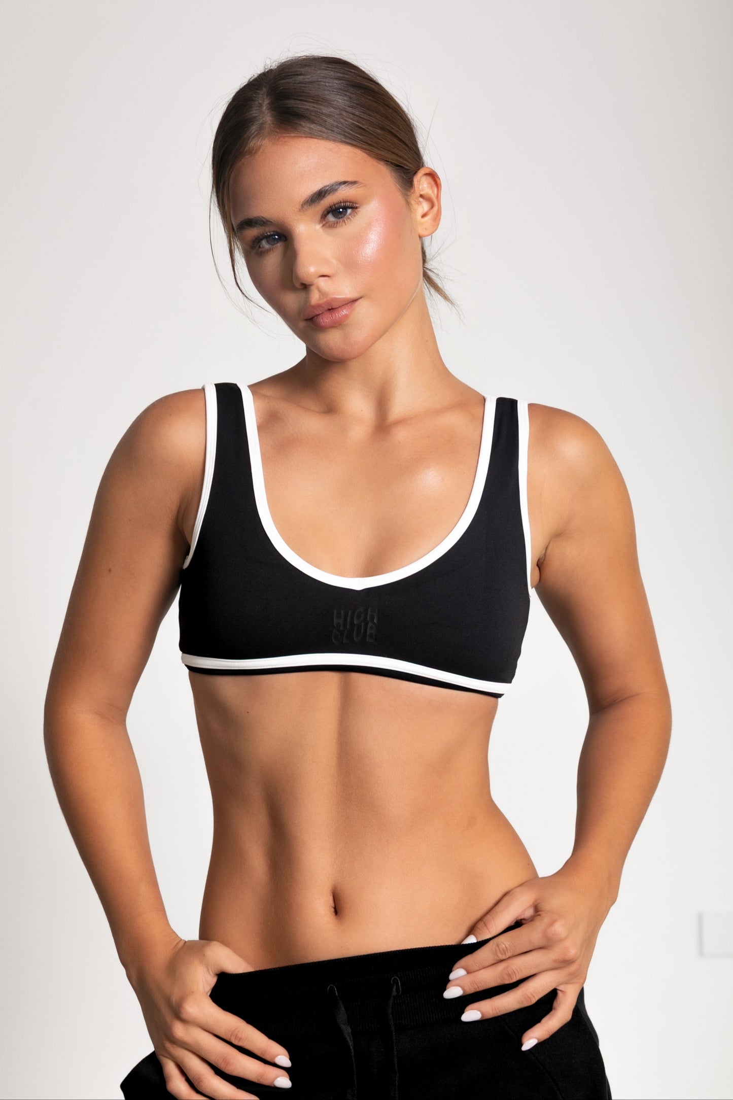 THE LUNA TOP / BLACK