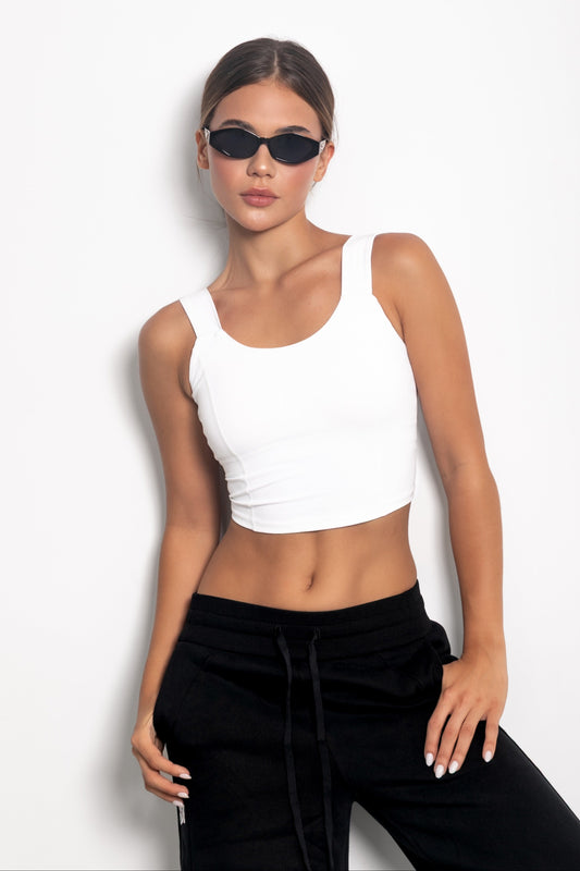 THE HELENA TOP / WHITE
