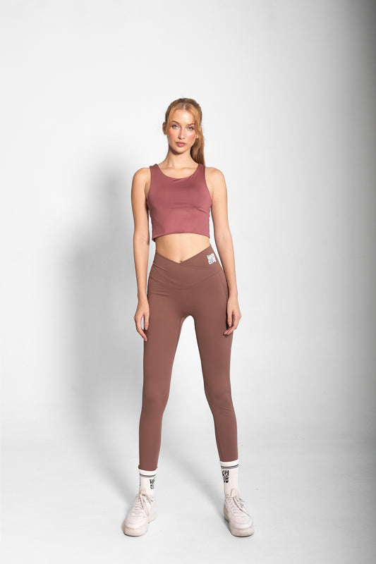 THE SCULPTING LEGGINGS / TAUPE