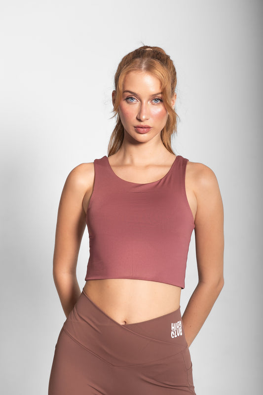 THE SEAMLESS TOP / PLUM