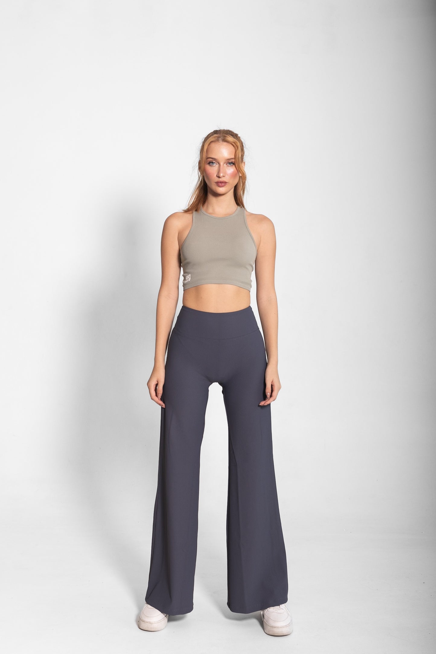 THE MARTINA WIDE LEG PANTS / GREY