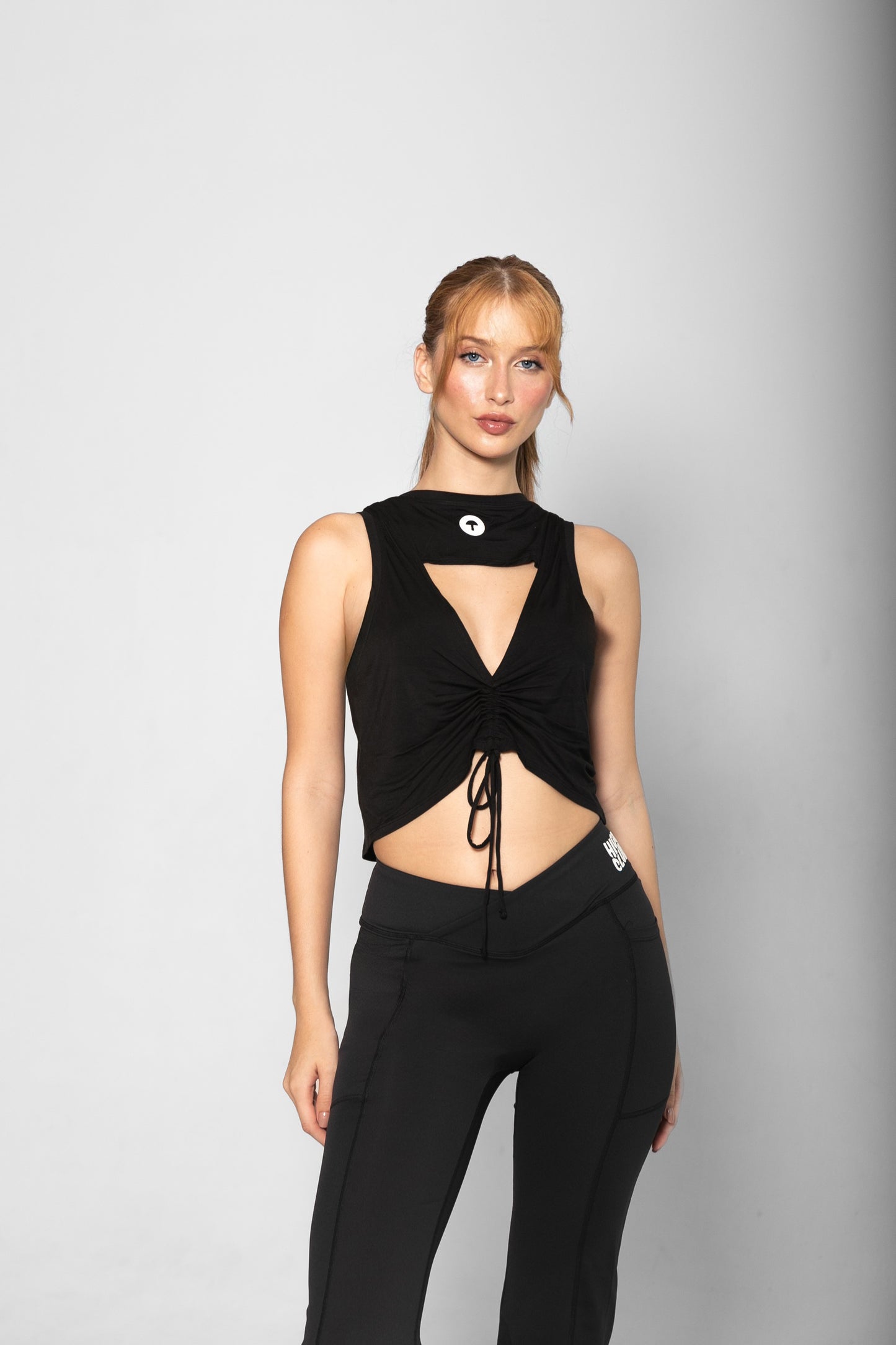 THE LUCIA TOP / BLACK