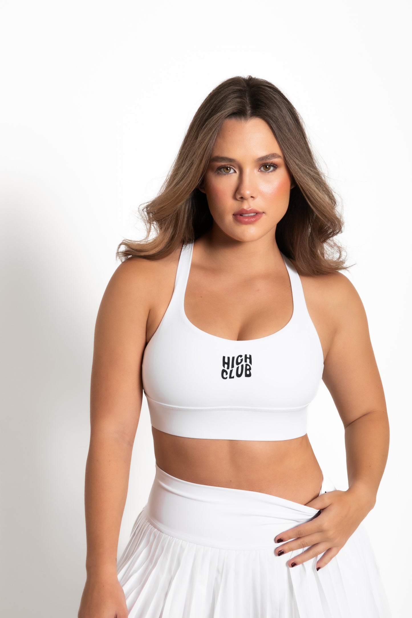 THE CROSS SPORTS BRA / WHITE