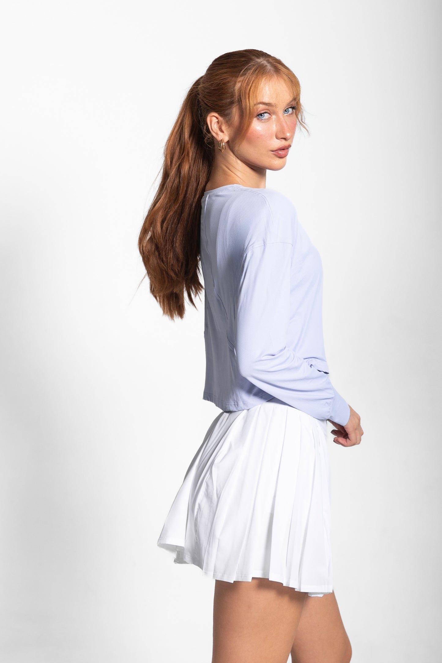 THE SABRINA TOP / LIGHT BLUE