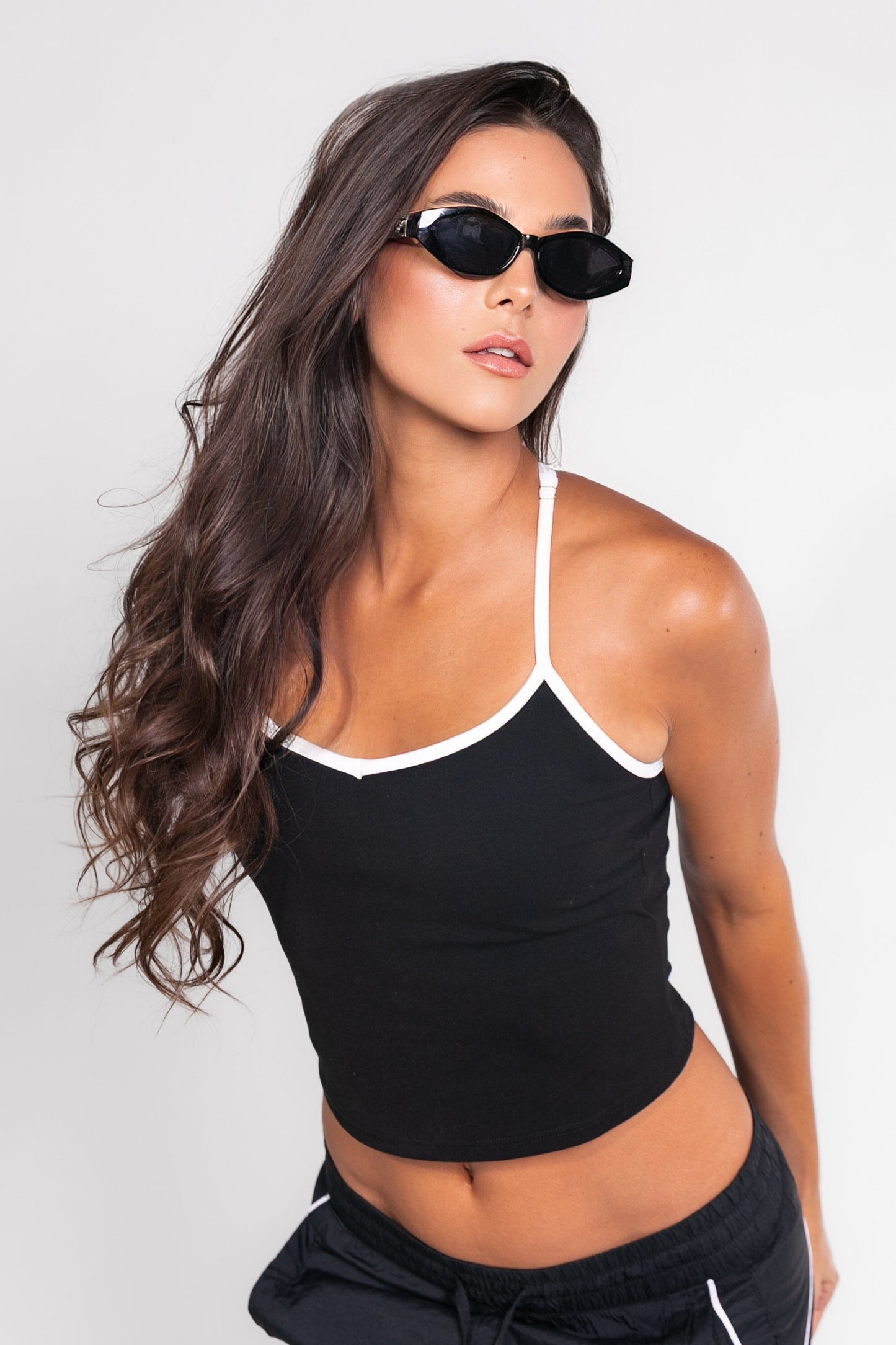 THE ALESSIA TOP / BLACK