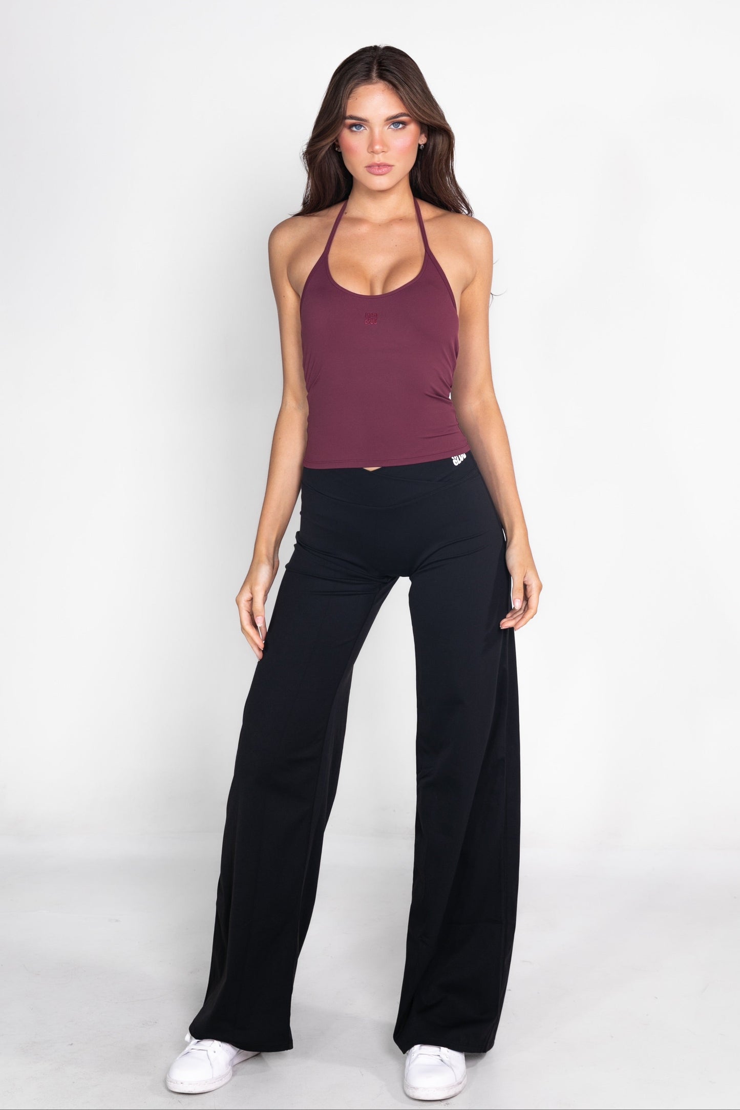 THE GIULIA TOP - BURGUNDY