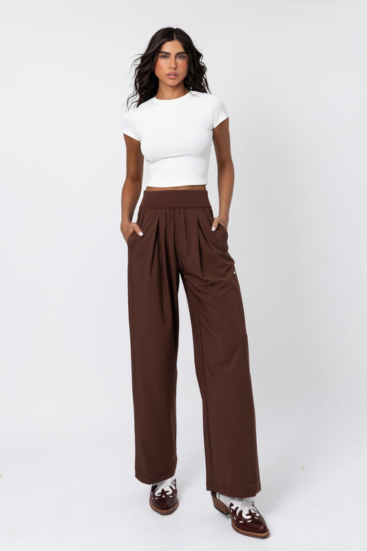 THE MARIANA PANTS - ESPRESSO