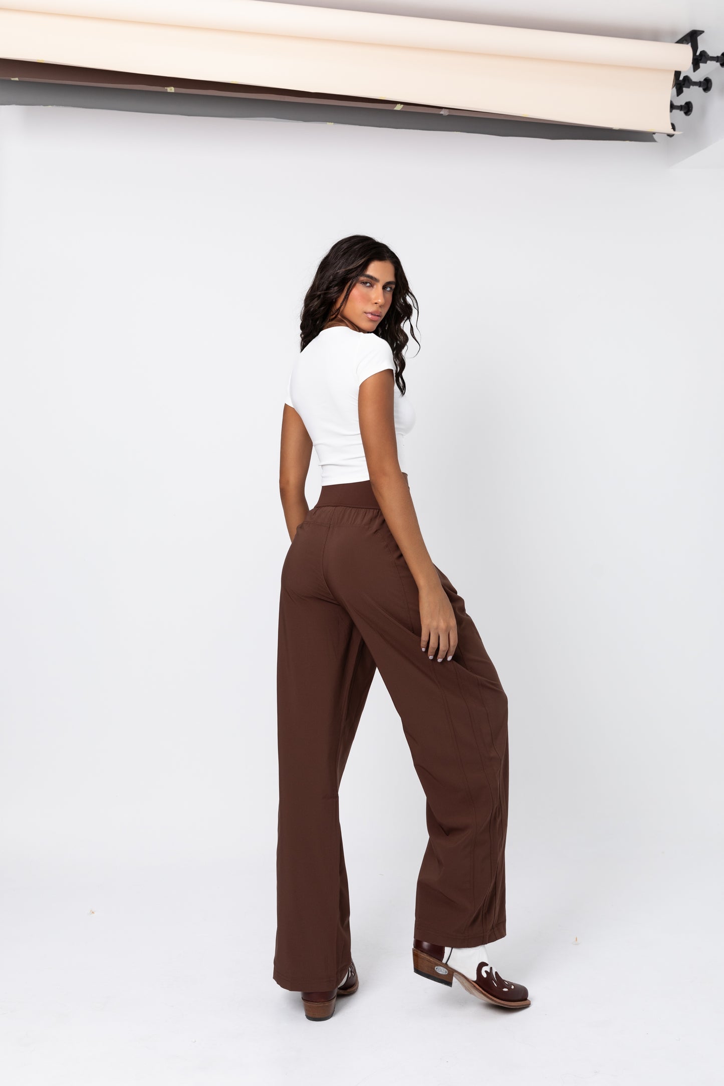THE MARIANA PANTS - ESPRESSO