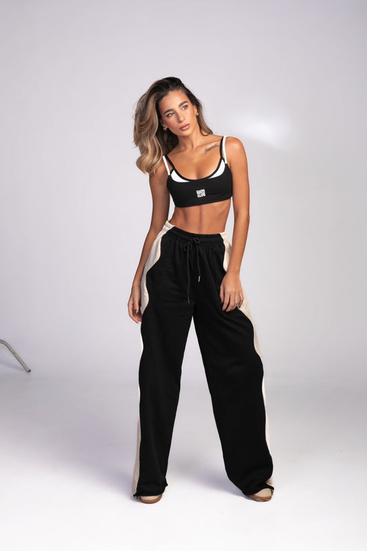 THE MALIBU TOP - BLACK & WHITE