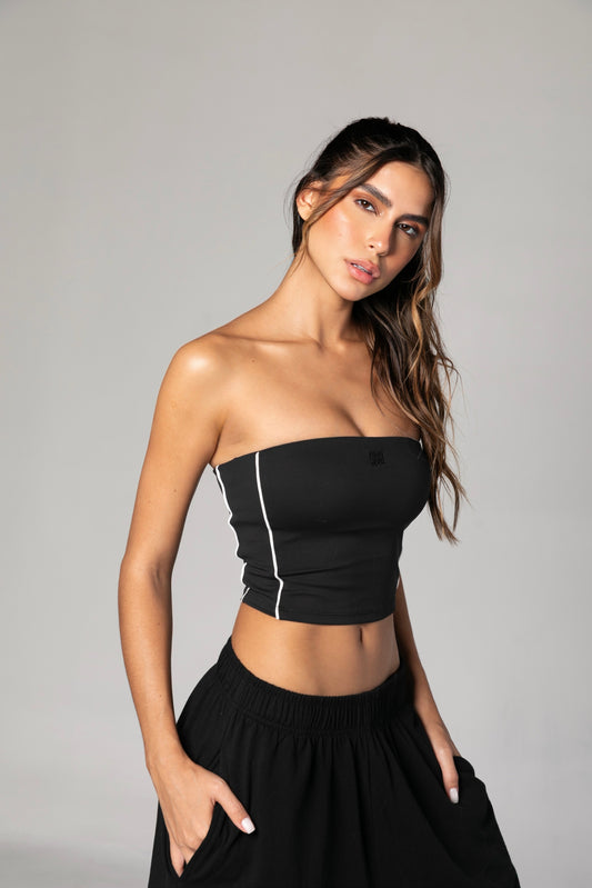 THE NINA TOP / BLACK
