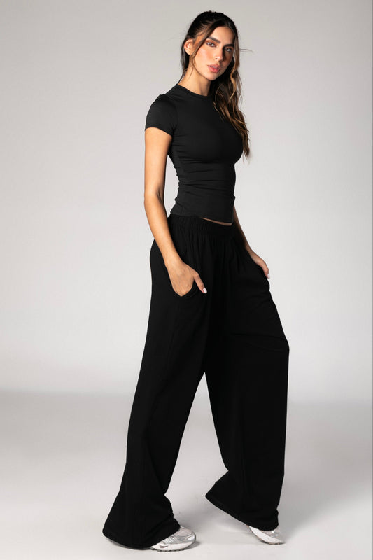 THE COTTON PANTS / BLACK