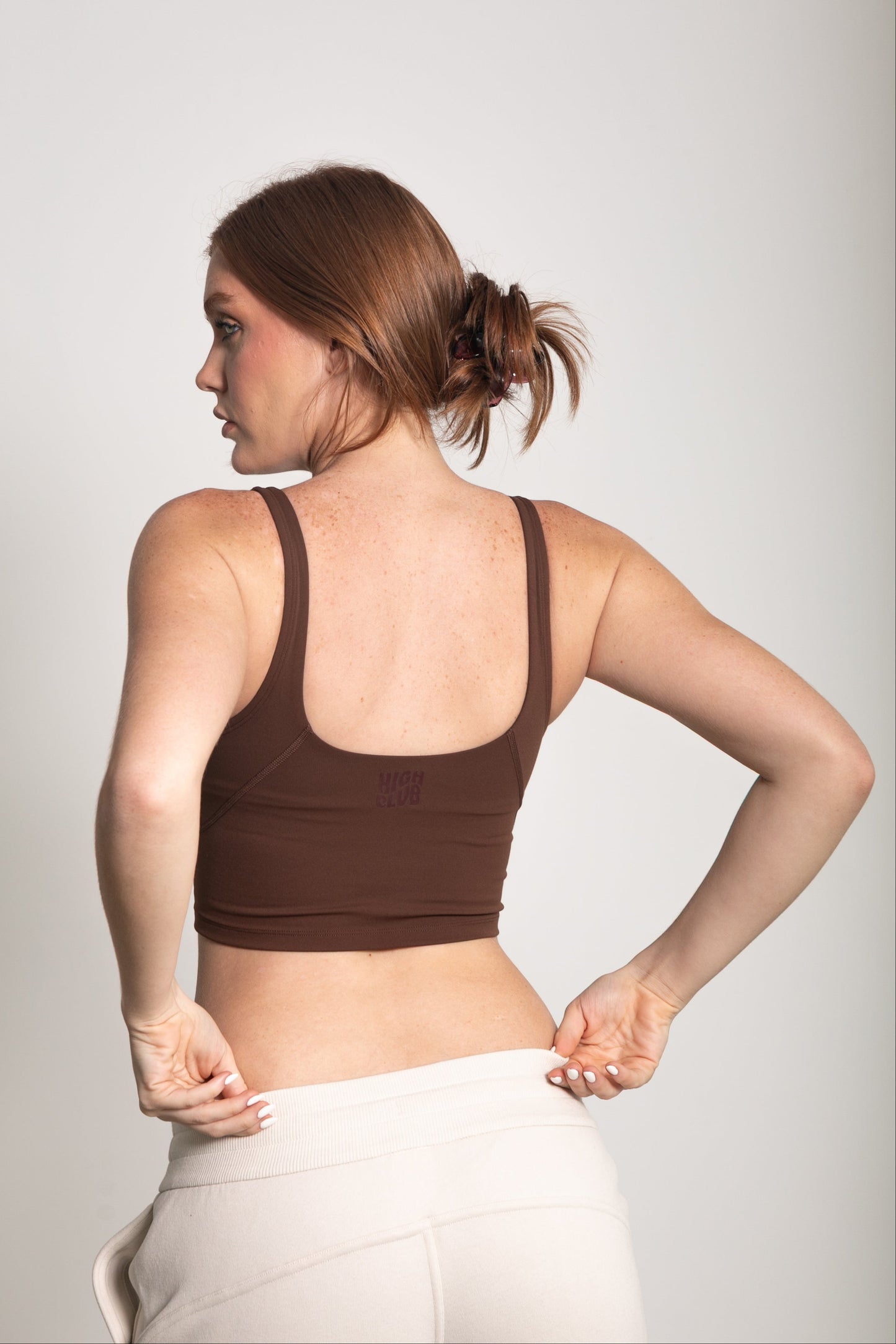 THE NICOLE TOP / ESPRESSO