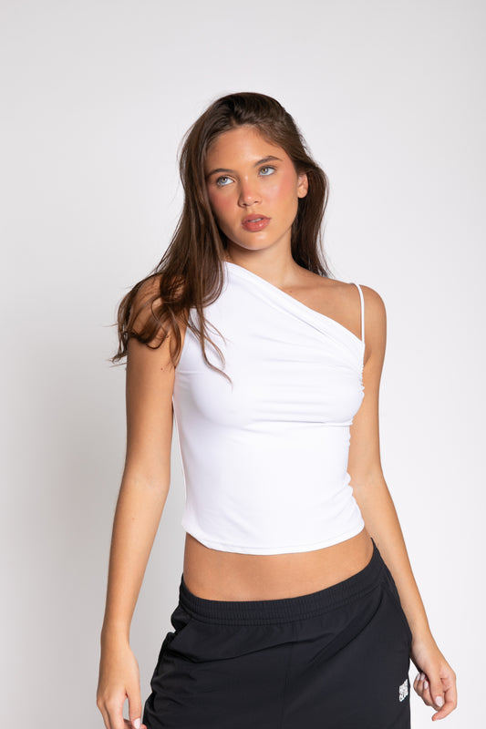 THE DIANA TOP - WHITE