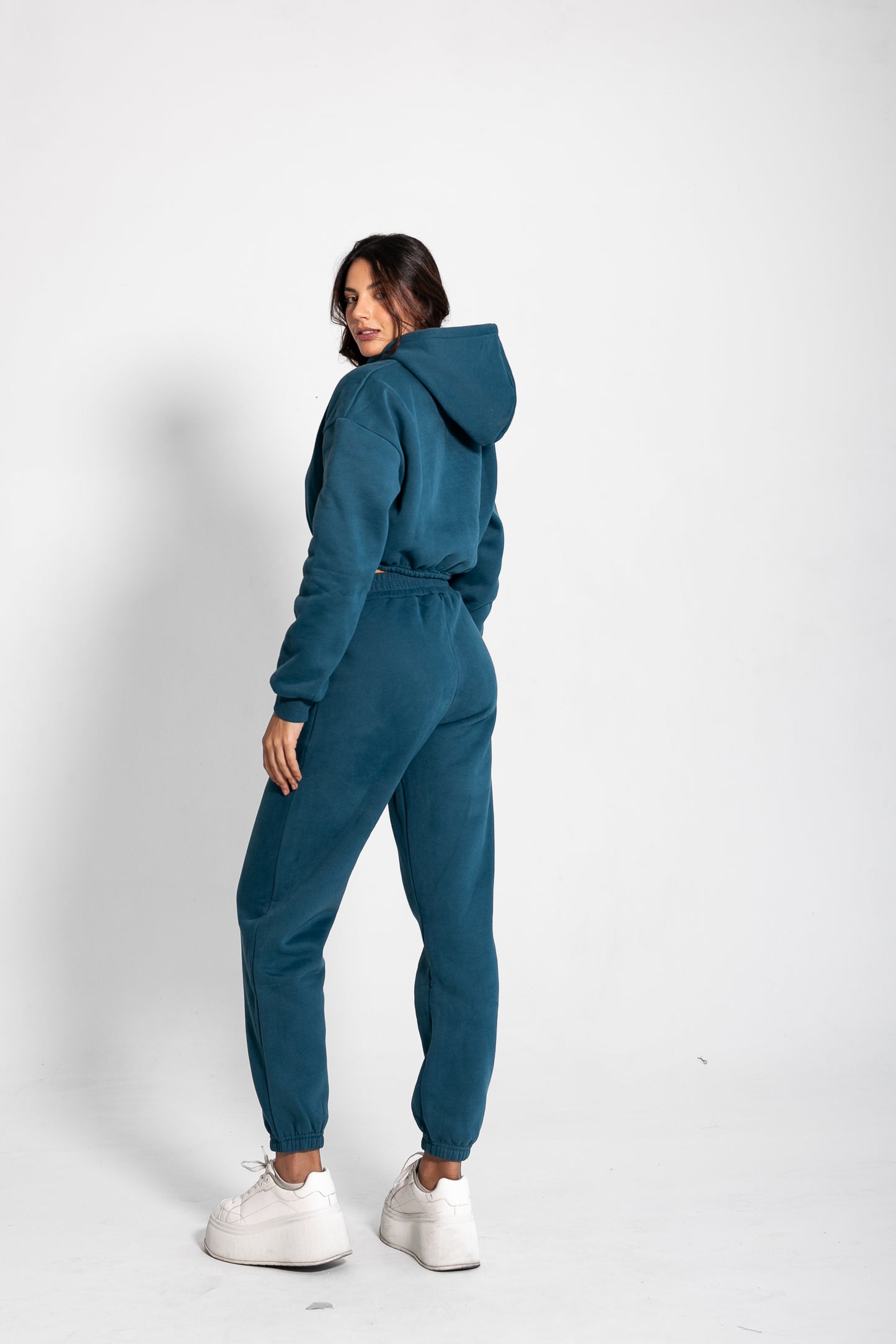 THE HOODED COMFY SET / BLUE