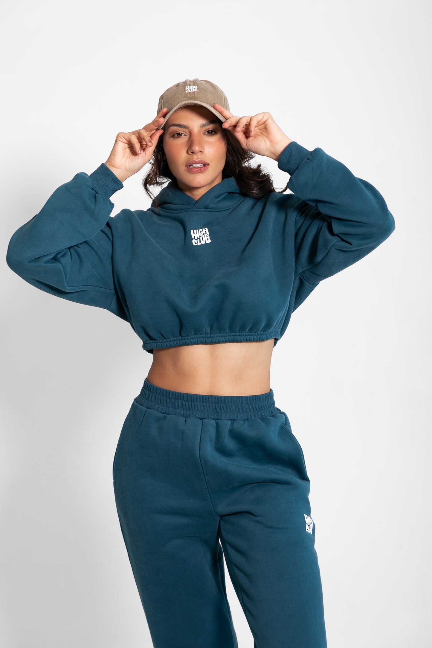 THE HOODED COMFY SET / BLUE