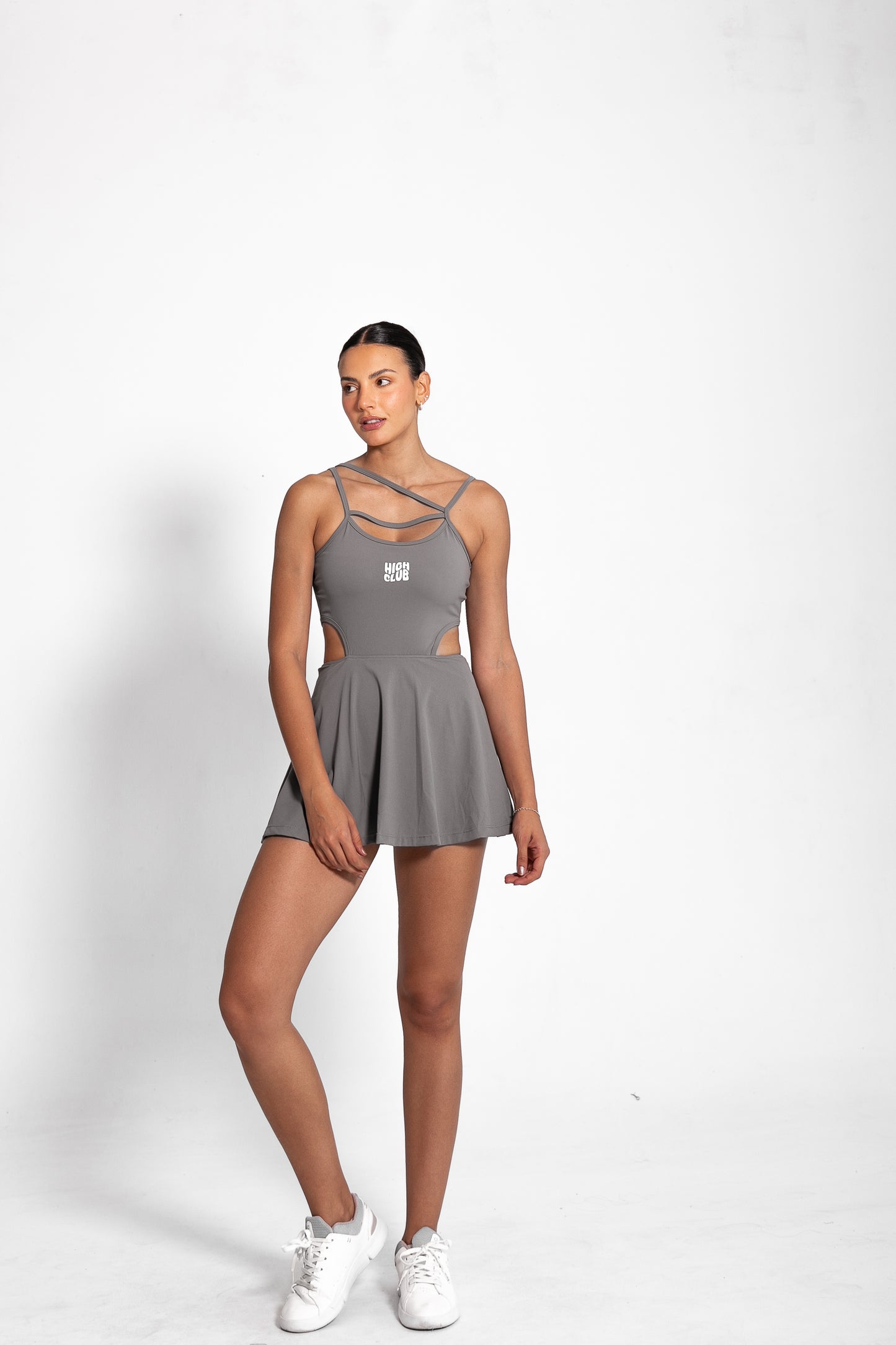 THE INSTA BADDIE DRESS / GREY