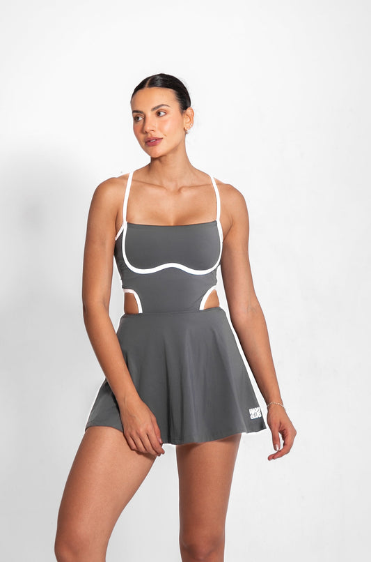 THE FLAWLESS TENNIS DRESS / GREY