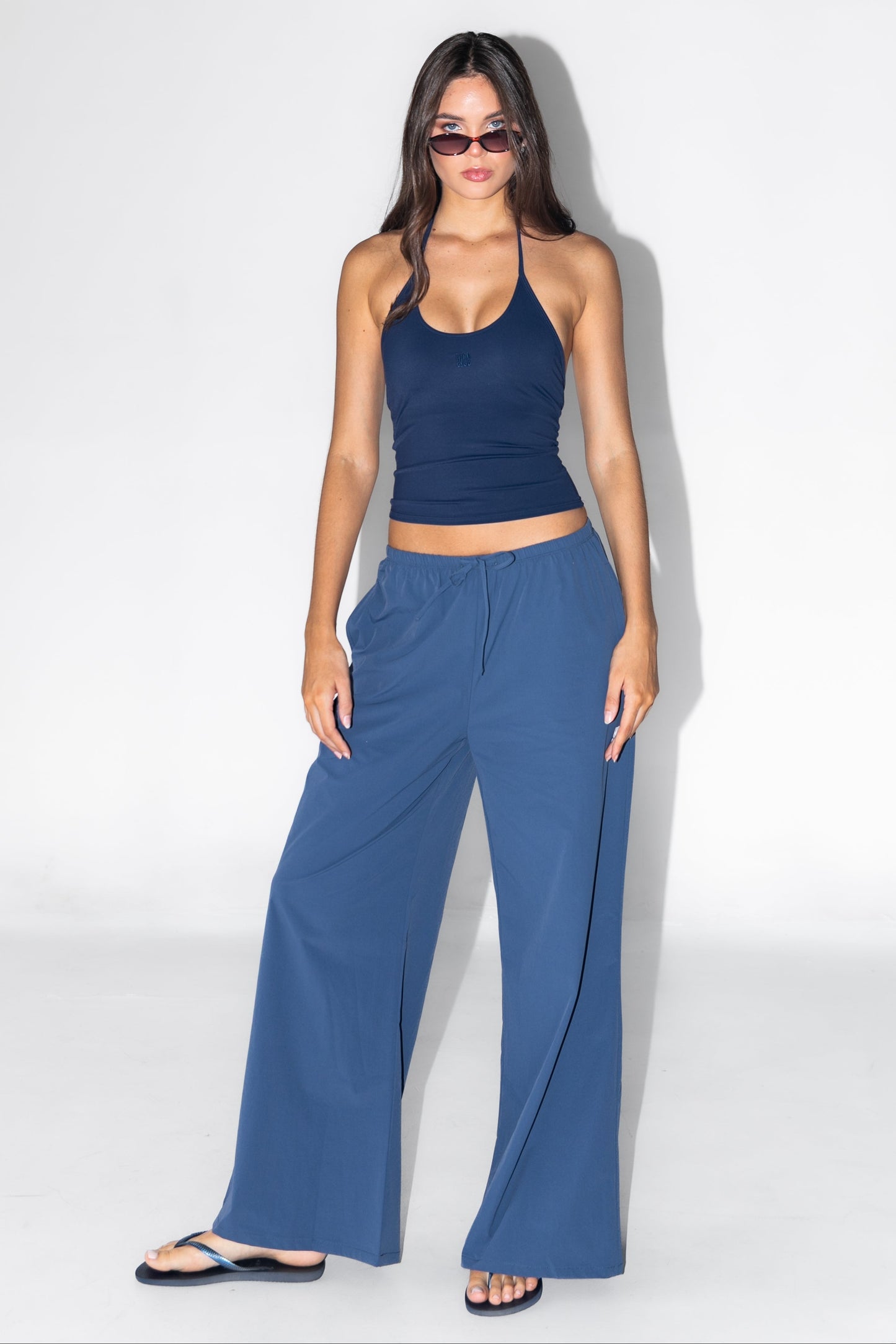 THE TILDE PANTS - DUSTY BLUE