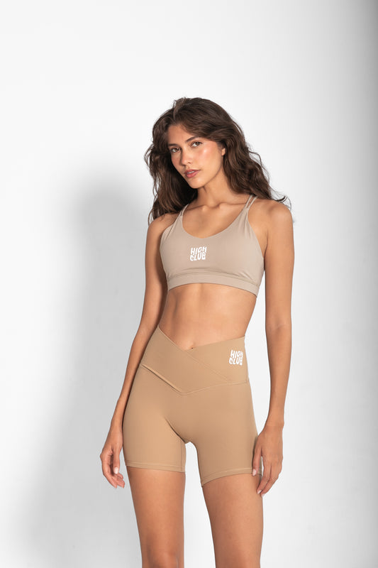 THE SCULPTING SHORTS / BEIGE