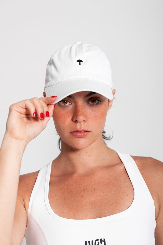 'TERE' BASEBALL CAP / WHITE