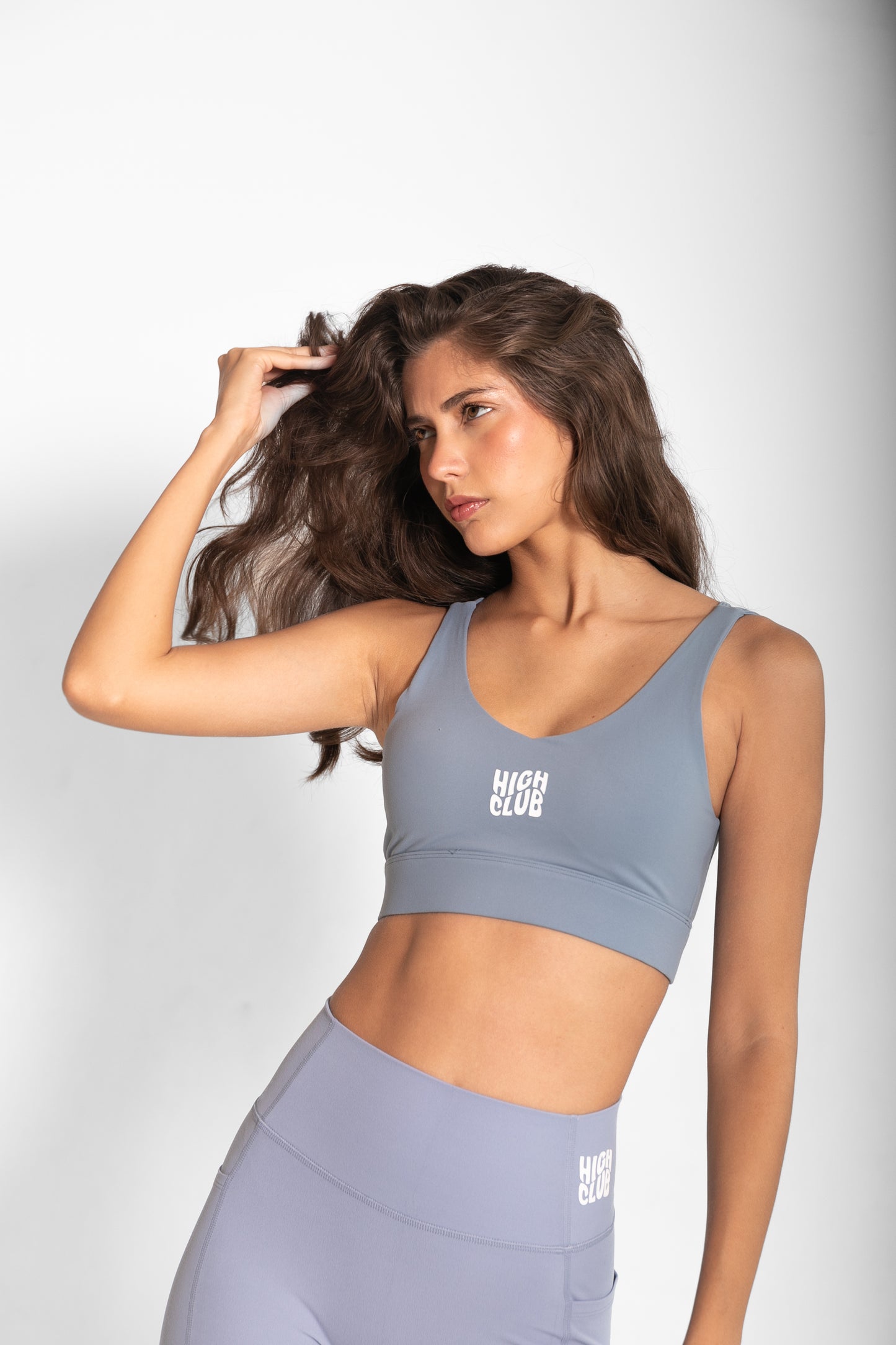 THE NATALIA SPORTS BRA / DUSTY BLUE