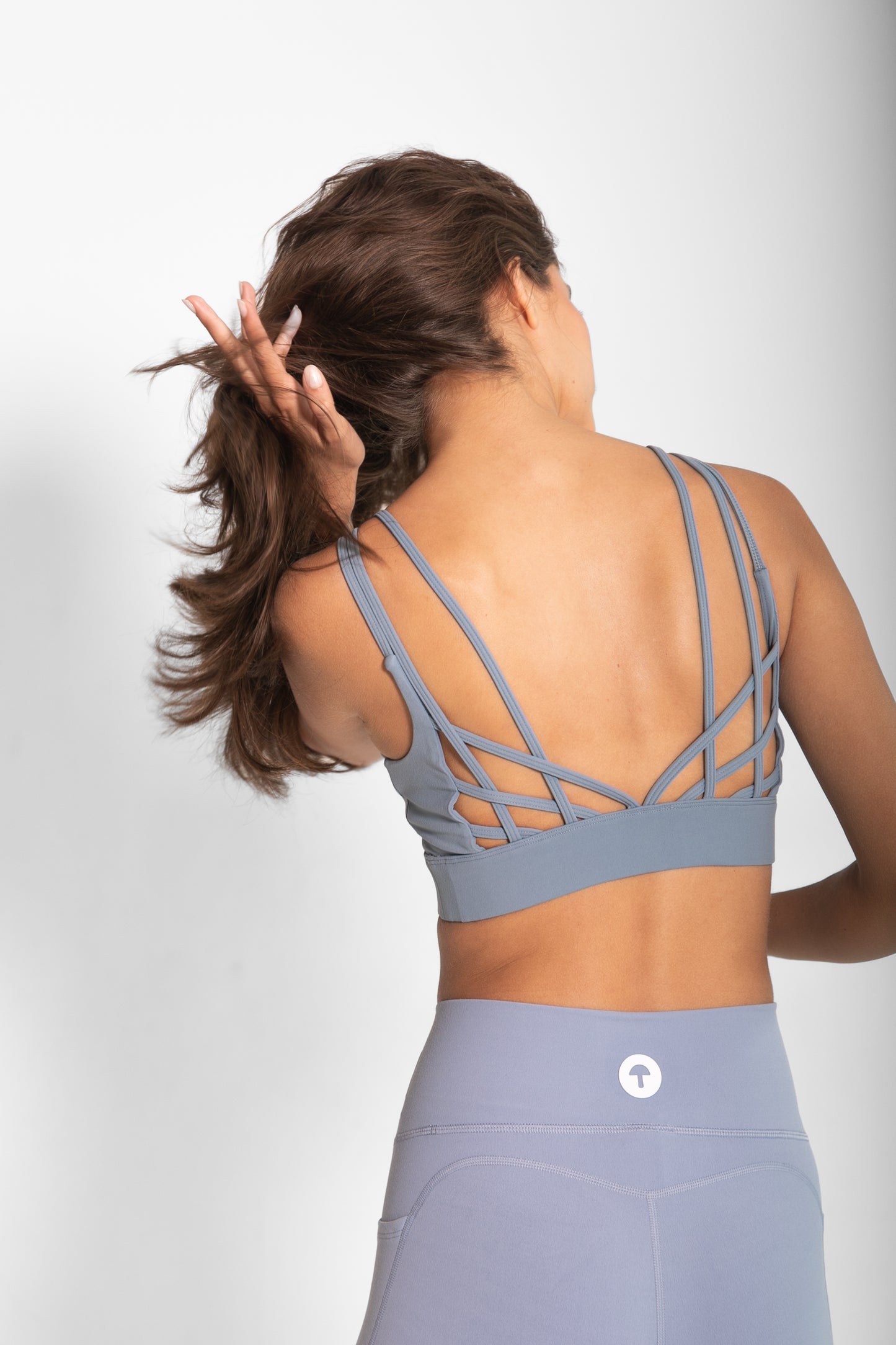 THE NATALIA SPORTS BRA / DUSTY BLUE