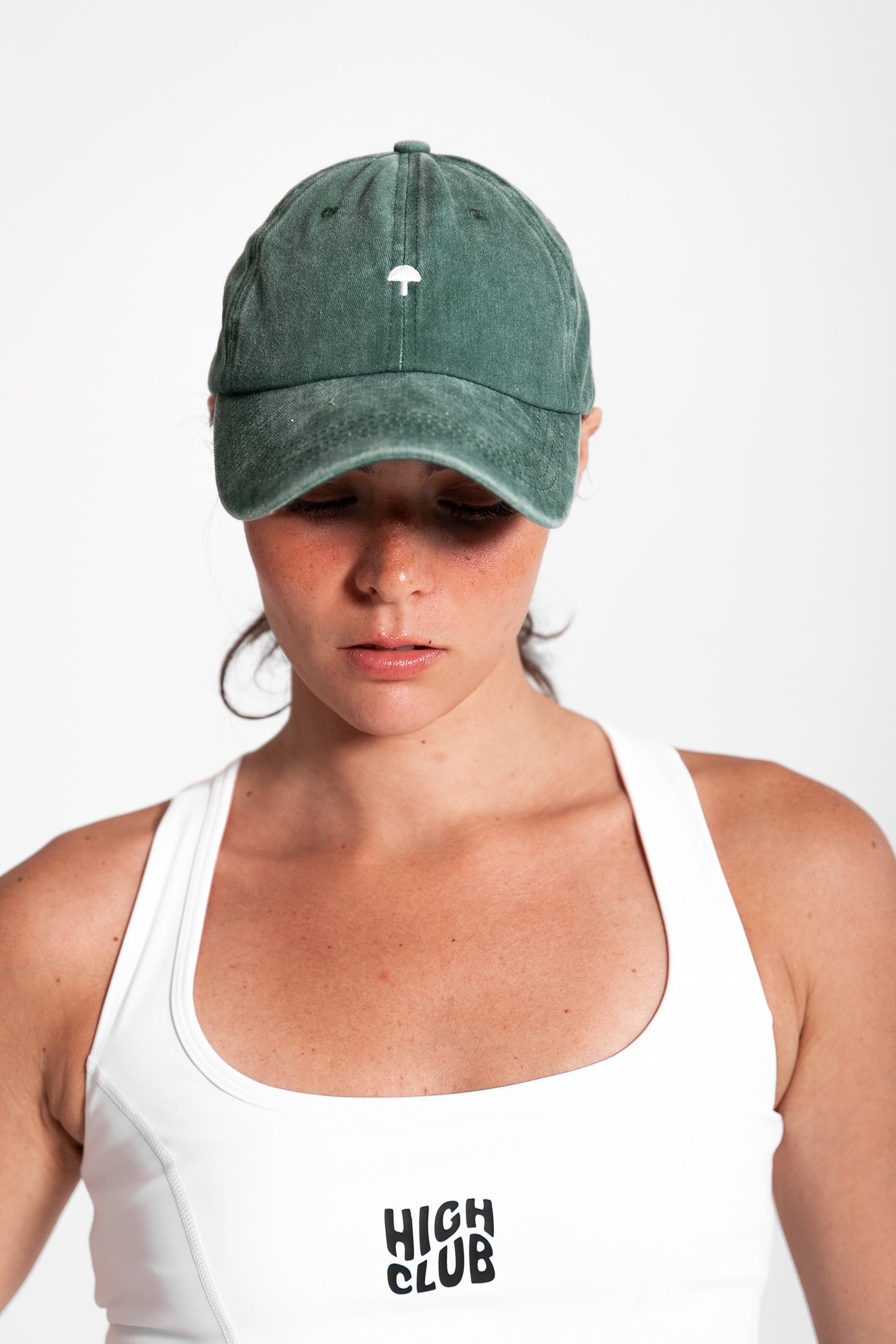 'TERE' BASEBALL CAP / FOREST GREEN