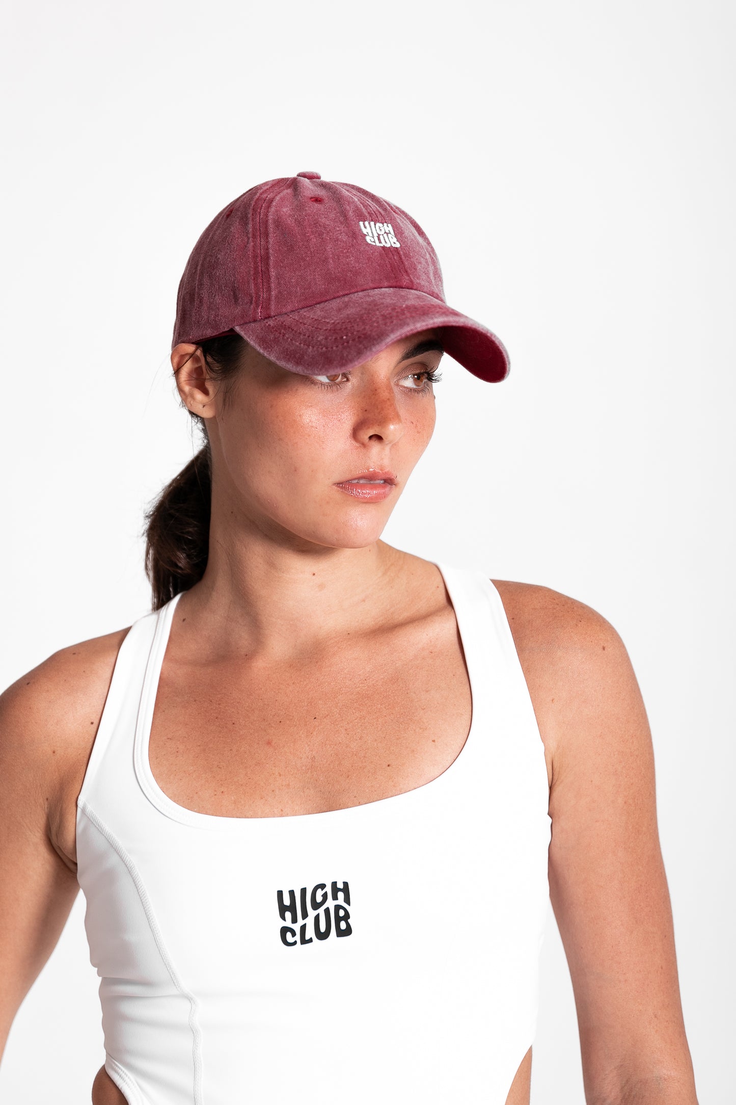 THE HIGH TERE' BASEBALL CAP / BURGUNDY