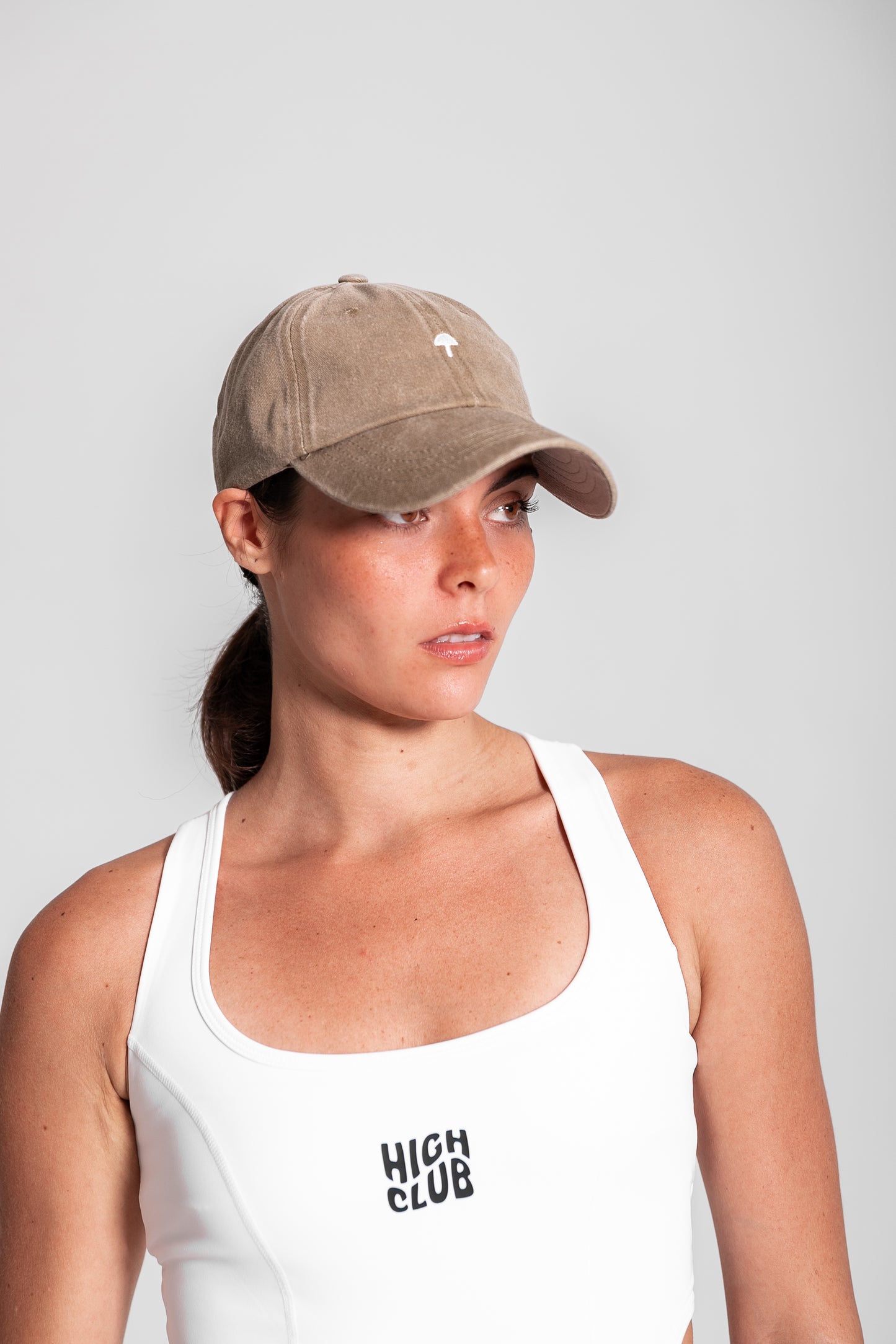 'TERE' BASEBALL CAP / BEIGE